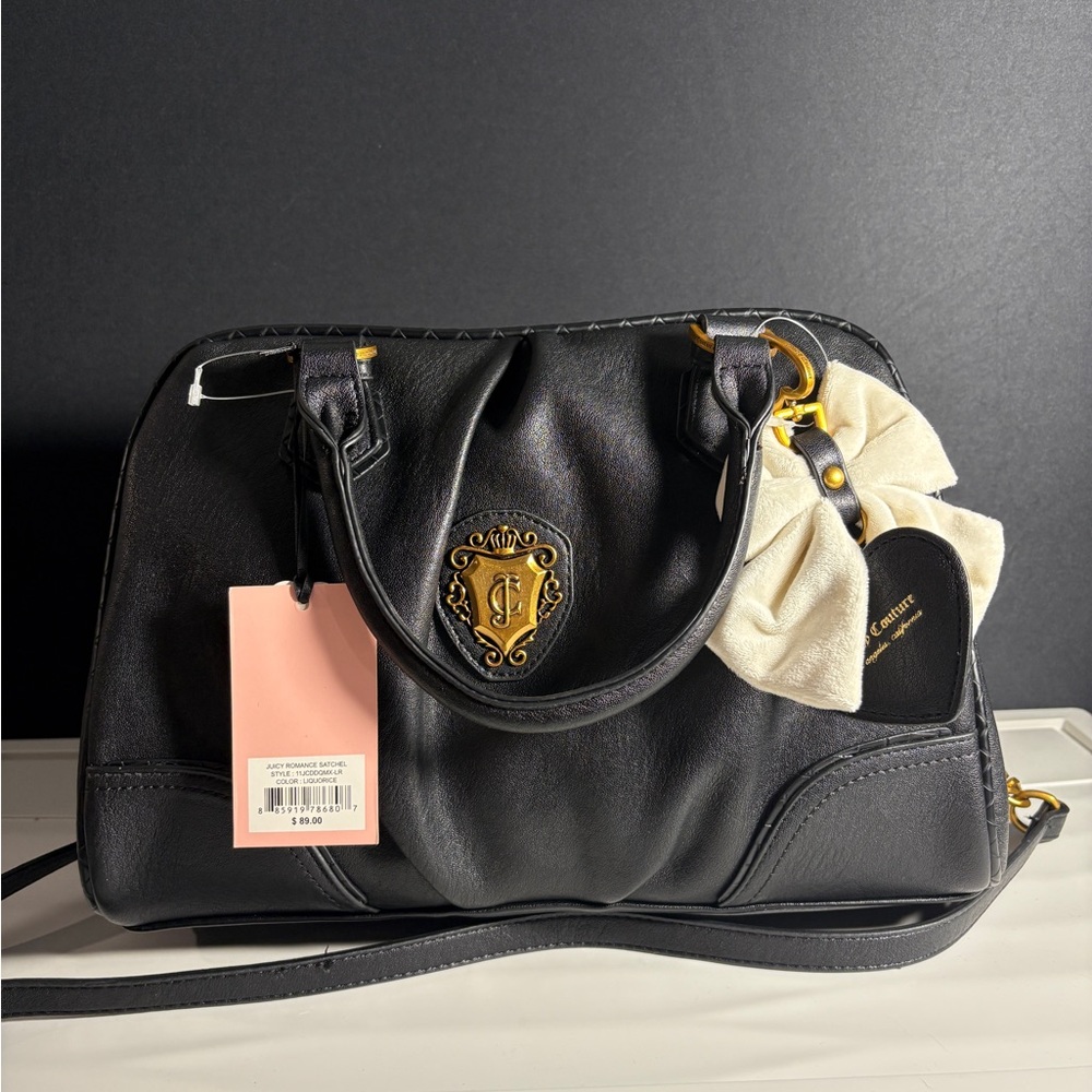 Juicy couture romance satchel liquorice